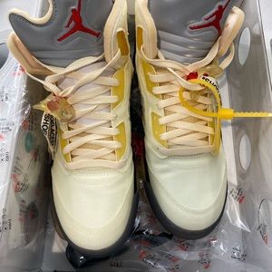 Jordan 5. Off White. Authentic. New.